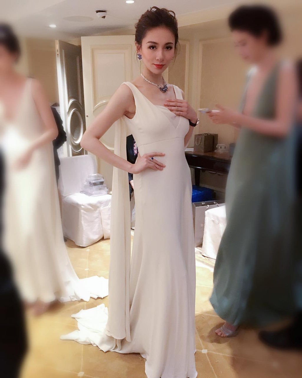 林鈺洧身材高挑。